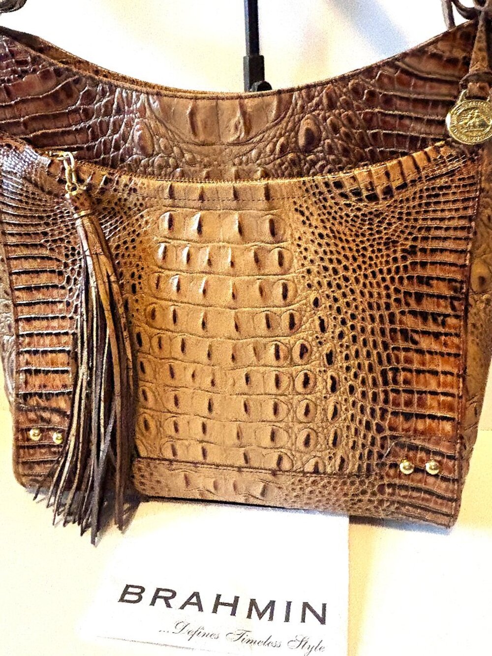 Brahmin Elin Toasted Almond